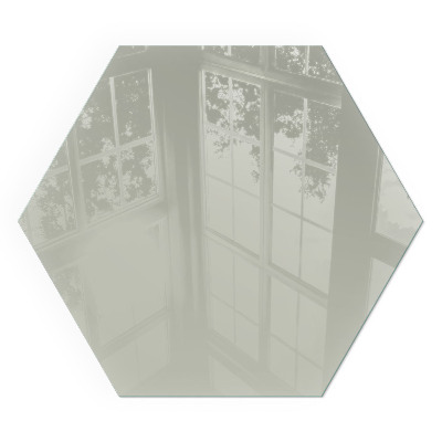 Zeshoekige onderplaat kachel Kleur grijsgroen