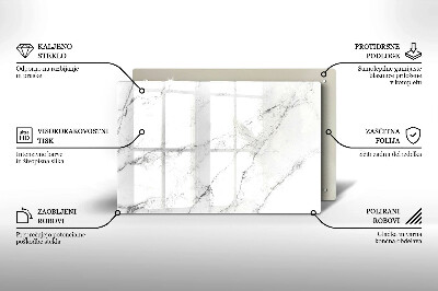 Grafkaars onderzetter Elegante marmertextuur