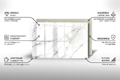 Grafkaars onderzetter Elegante marmertextuur