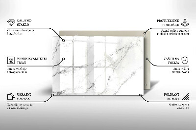 Grafkaars onderzetter Elegante marmertextuur