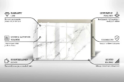 Grafkaars onderzetter Elegante marmertextuur