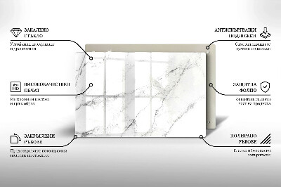 Dekoracyjna podstawka na znicz Elegancki marmur tekstura