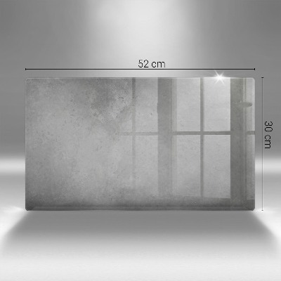 Glasplaat voor grafkaars Achtergrond met betontextuur