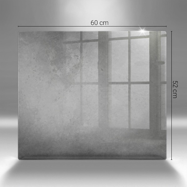 Glasplaat voor grafkaars Achtergrond met betontextuur