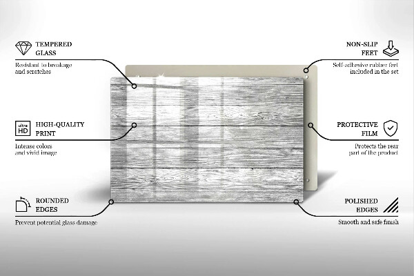 Grafkaars onderzetter Oude houten planken