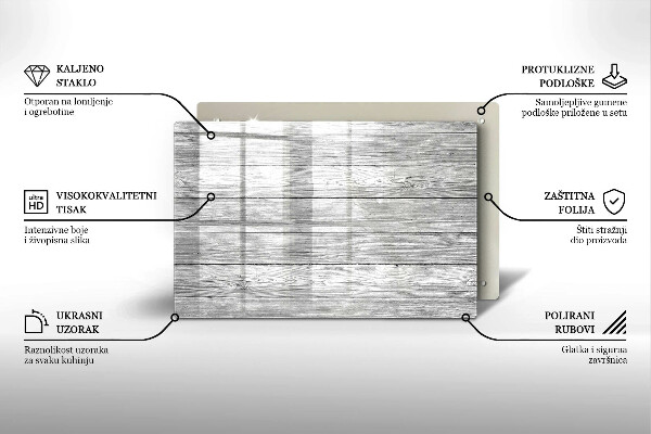 Grafkaars onderzetter Oude houten planken