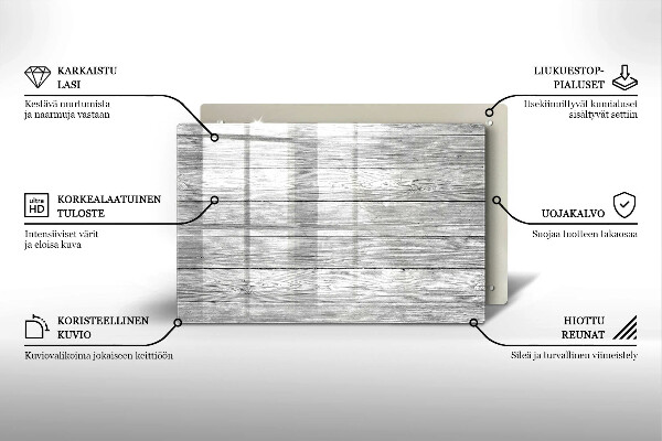 Grafkaars onderzetter Oude houten planken
