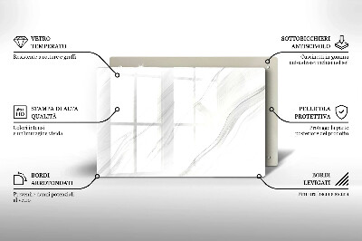 Grafkaars onderzetter Delicaat marmer