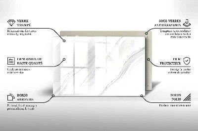 Grafkaars onderzetter Delicaat marmer