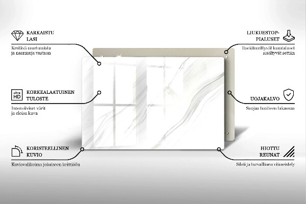 Grafkaars onderzetter Delicaat marmer