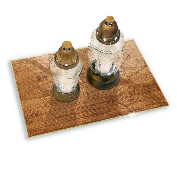 Grafkaars onderzetter Houtnerfstructuur