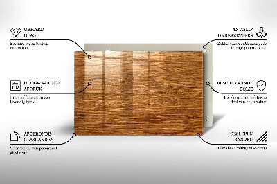 Grafkaars onderzetter Houtnerfstructuur