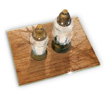 Grafkaars onderzetter Houtnerfstructuur