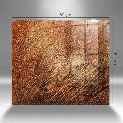 Dekoracyjna podstawka na znicz Drewno słoje drzewa