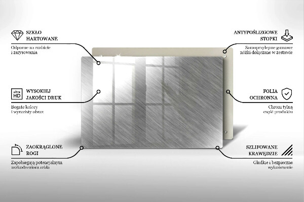 Glasplaat voor grafkaars Achtergrond met metaalstructuur