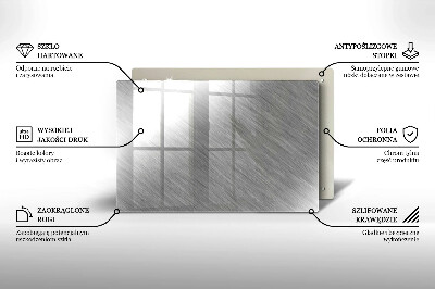 Glasplaat voor grafkaars Achtergrond met metaalstructuur