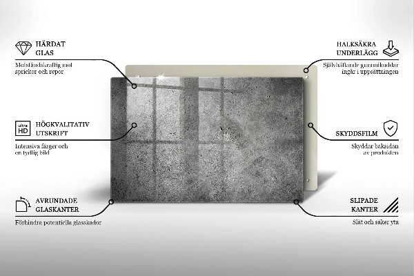 Grafkaars onderzetter Betonsteenstructuur