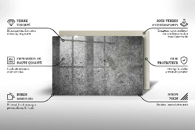 Grafkaars onderzetter Betonsteenstructuur