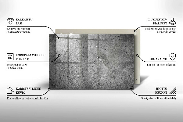 Grafkaars onderzetter Betonsteenstructuur