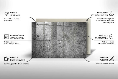 Grafkaars onderzetter Betonsteenstructuur