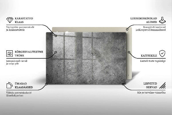Grafkaars onderzetter Betonsteenstructuur