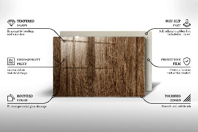Grafkaars onderzetter Houtstructuur