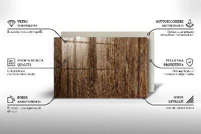 Grafkaars onderzetter Houtstructuur