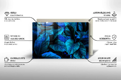 Grafkaars onderzetter Bladeren van junglevegetatie