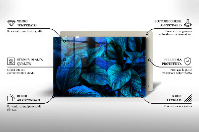 Grafkaars onderzetter Bladeren van junglevegetatie