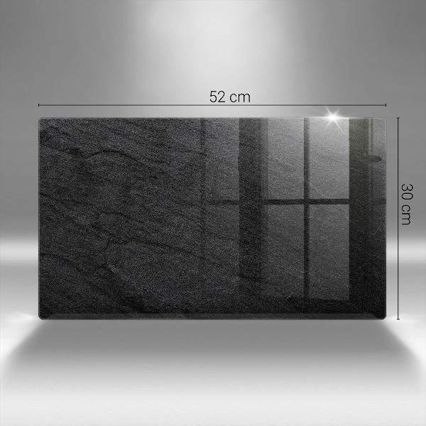 Glasplaat voor grafkaars Steenstructuur