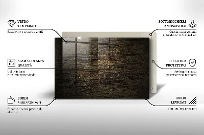 Grafkaars onderzetter Houtstructuur schors