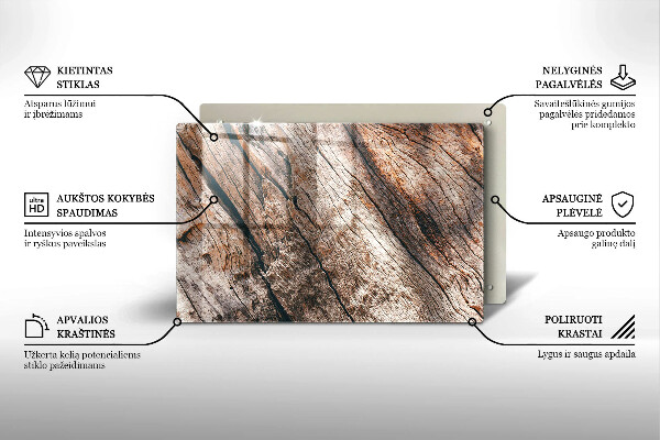 Grafkaars onderzetter Houten constructie