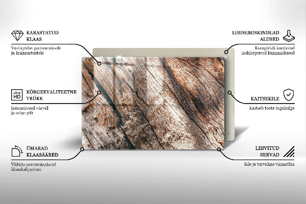 Grafkaars onderzetter Houten constructie