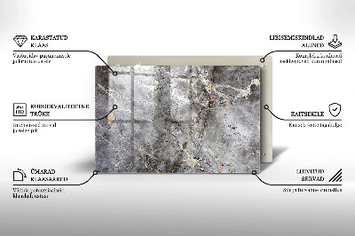Grafkaars onderzetter Steenstructuur
