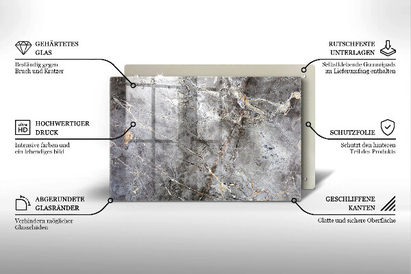 Grafkaars onderzetter Steenstructuur