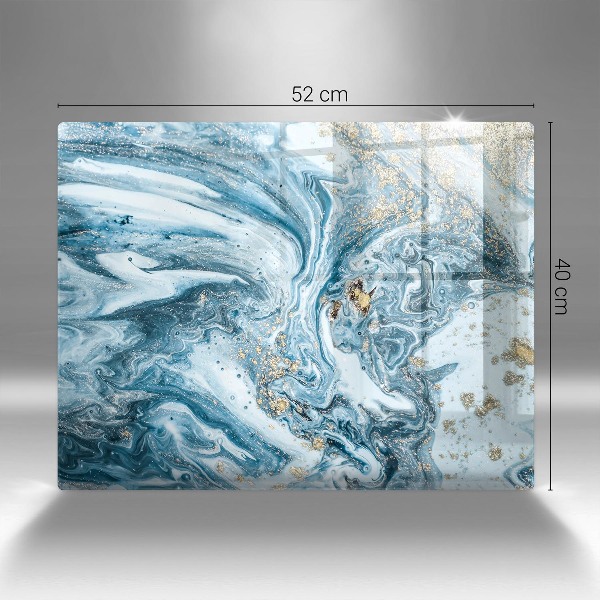 Grafkaars onderzetter Structuur met goud