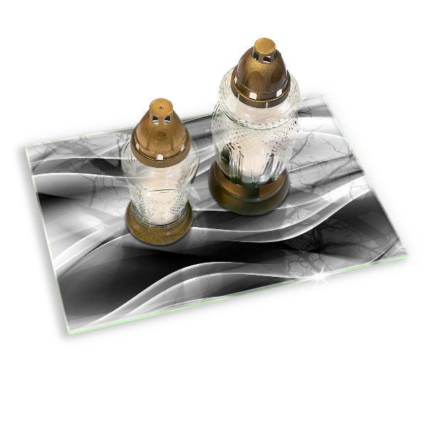 Grafkaars onderzetter Abstracte, zachte lijnen