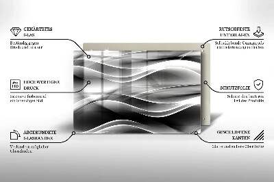 Grafkaars onderzetter Abstracte, zachte lijnen