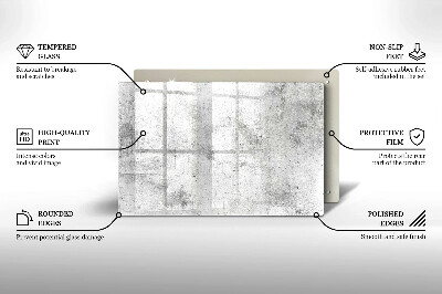 Grafkaars onderzetter Betonstructuur