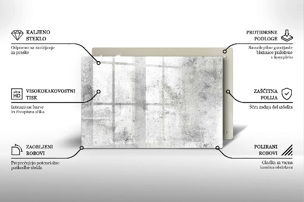 Grafkaars onderzetter Betonstructuur