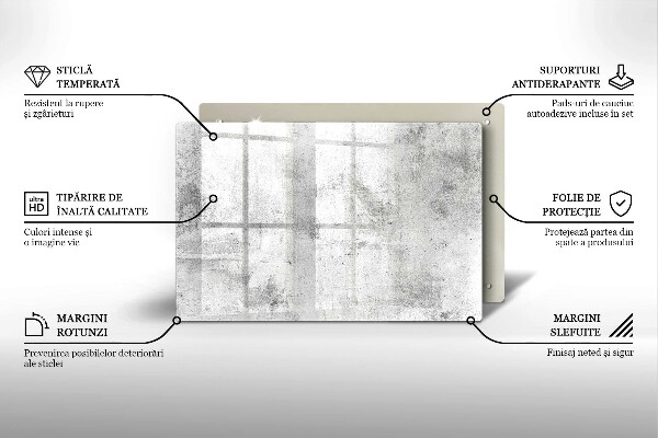 Grafkaars onderzetter Betonstructuur