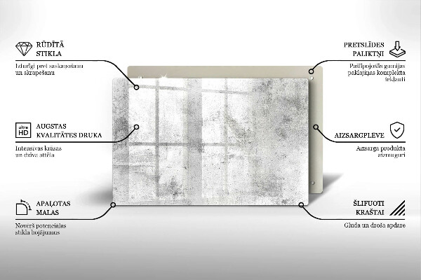 Grafkaars onderzetter Betonstructuur
