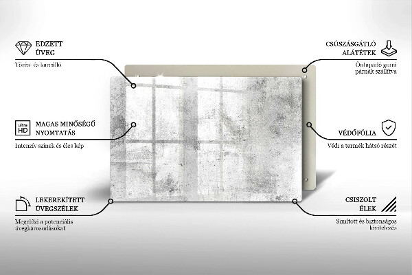 Grafkaars onderzetter Betonstructuur