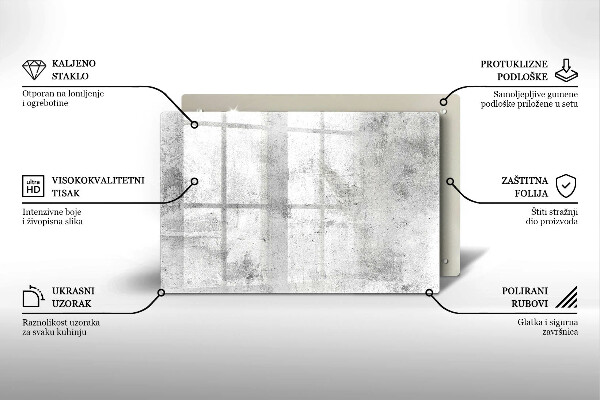 Grafkaars onderzetter Betonstructuur