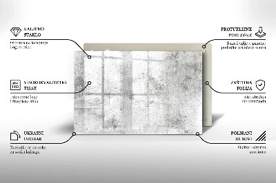 Grafkaars onderzetter Betonstructuur