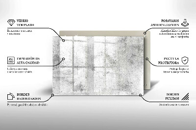 Grafkaars onderzetter Betonstructuur