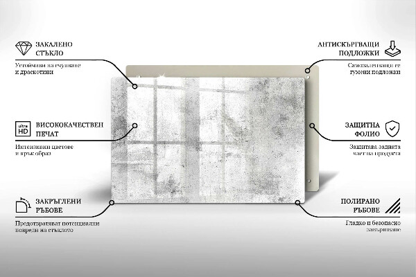 Grafkaars onderzetter Betonstructuur