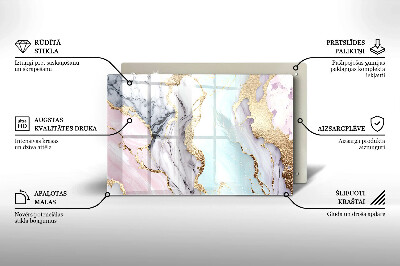 Grafkaars onderzetter Pastel marmer