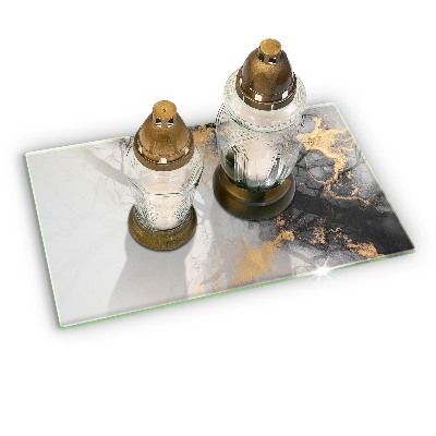 Grafkaars onderzetter Abstractie met goud