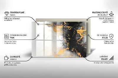 Grafkaars onderzetter Abstractie met goud